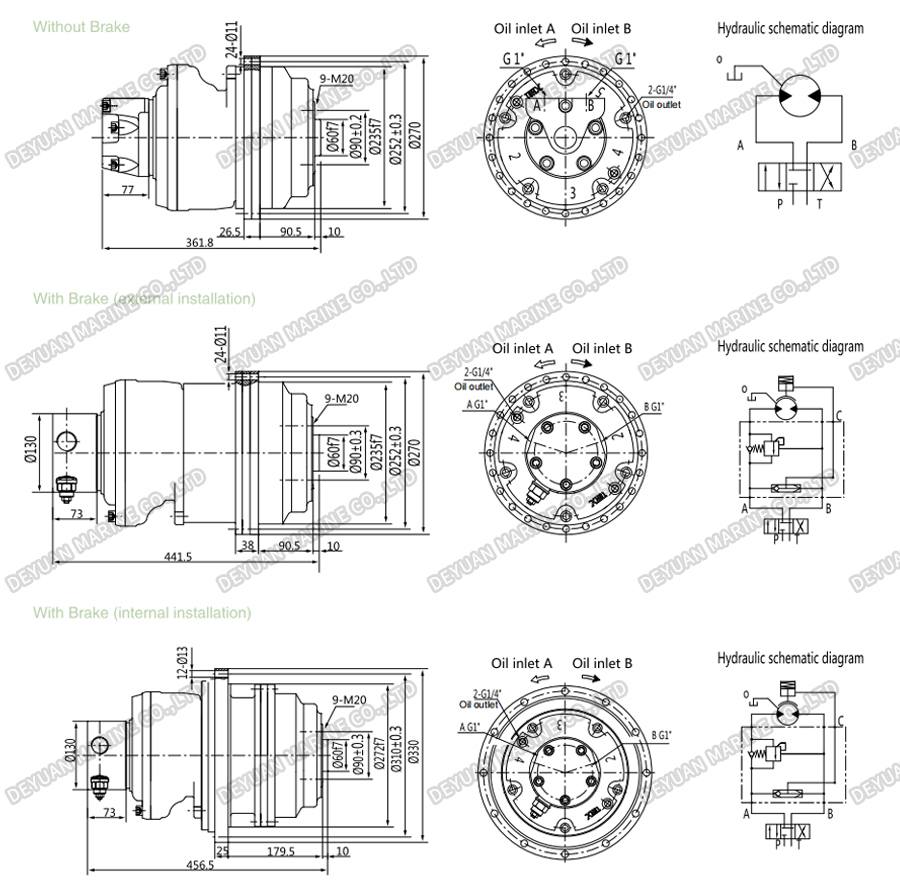 XHSC Hydraulic Transmission Devices-DEYUAN MARINE 4 XHSC Hydraulic Transmission Devices-DEYUAN MARINE 4