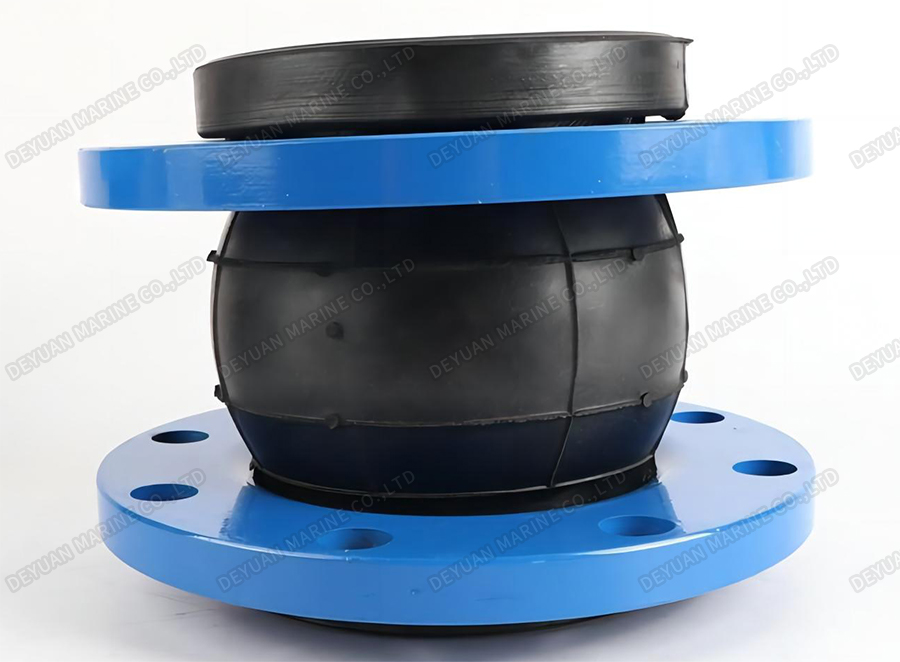 EN 1092 1 PN10 Type Single Sphere Flexible Rubber Expansion Joints From