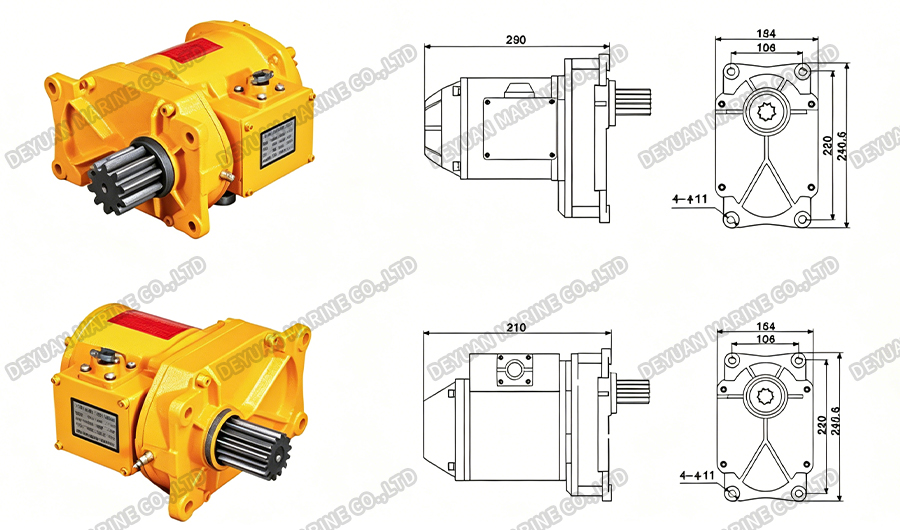 End Beam Motor-DEYUAN MARINE6 End Beam Motor-DEYUAN MARINE6