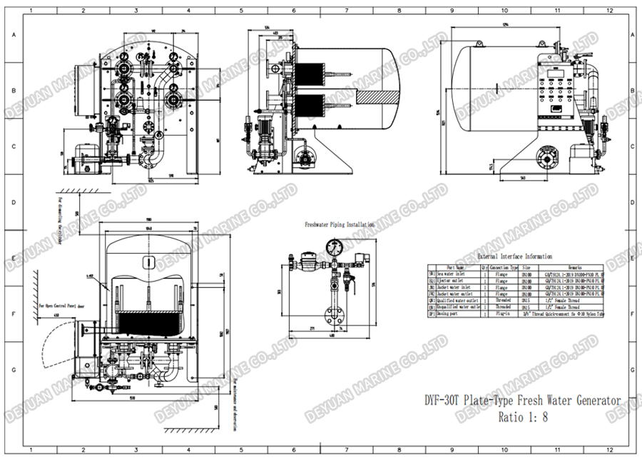 Seawater Plate Distillers -DEYUAN MARINE 7 Seawater Plate Distillers -DEYUAN MARINE 7