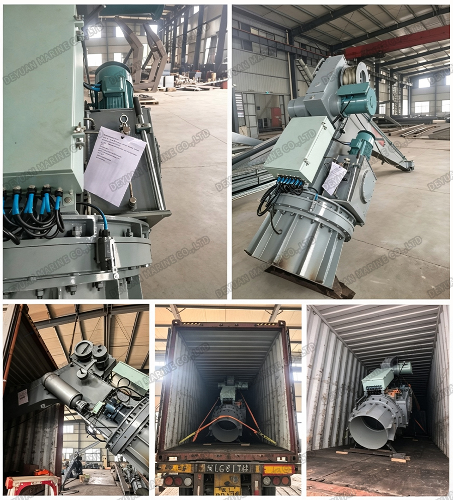 23KN Single-Arm Slewing Boat Raft Davit -DEYUAN MARINE2