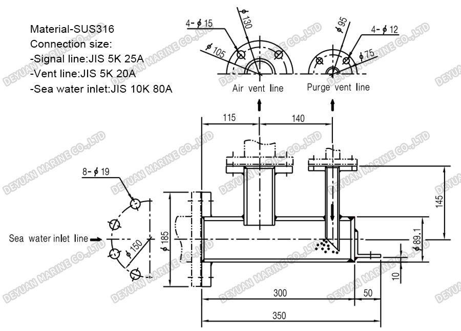 Pneumatic Type Remote Level Gauging Device-DEYUAN MARINE6. Pneumatic Type Remote Level Gauging Device-DEYUAN MARINE6.
