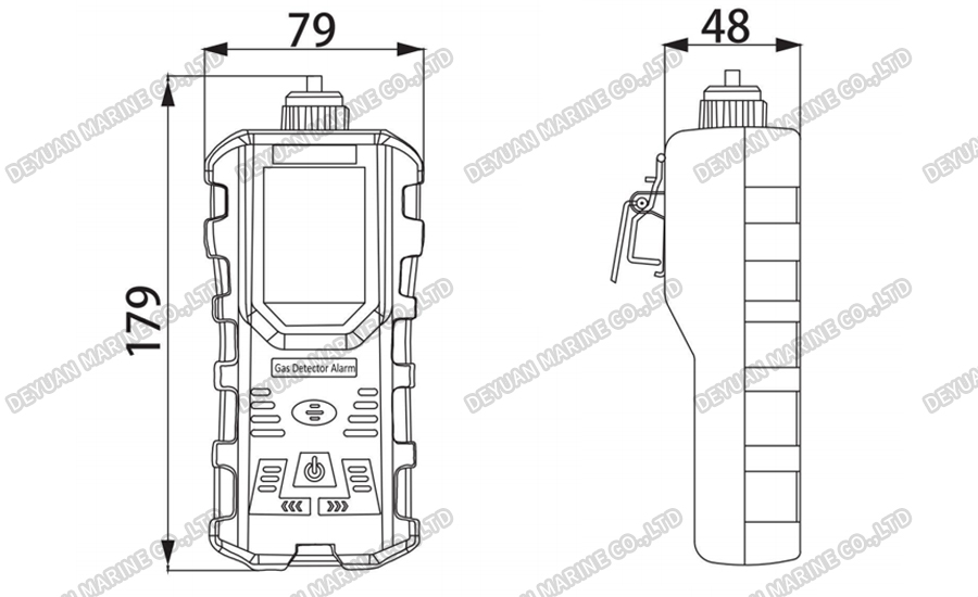 ZH830 Portable Gas Detection Equipment-DEYUAN MARINE2 ZH830 Portable Gas Detection Equipment-DEYUAN MARINE2