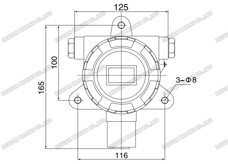 QBN-09 Type Gas Transmitter-DEYUAN MARINE4 QBN-09 Type Gas Transmitter-DEYUAN MARINE4