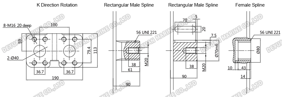 Two Speed Hydraulic Motor With Large Torque-DEYUAN MARINE 6 Two Speed Hydraulic Motor With Large Torque-DEYUAN MARINE 6