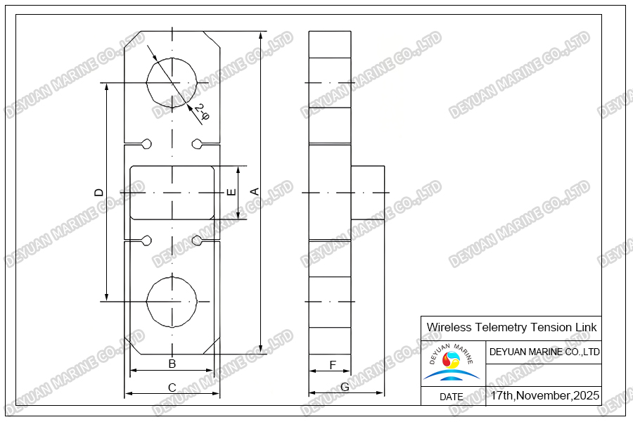 Wireless Telemetry Tension Link-DEYUAN MARINE2 Wireless Telemetry Tension Link-DEYUAN MARINE2