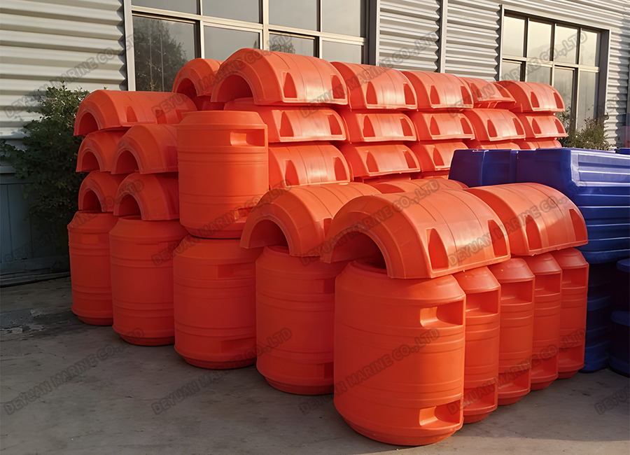 PE Plastic Dredging Pipe Float FT700x800 -DEYUAN MARINE4 PE Plastic Dredging Pipe Float FT700x800 -DEYUAN MARINE4