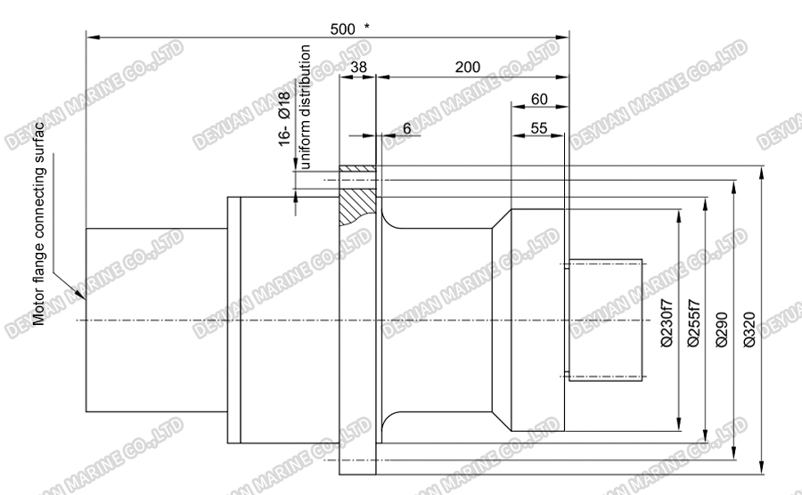 GFB Rotation Speed Reducer-DEYUAN MARINE 2 GFB Rotation Speed Reducer-DEYUAN MARINE 2
