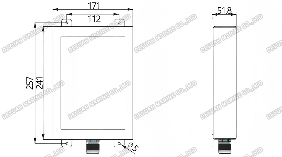 MSA-1FG Wall Type Watertight Door Repeater-DEYUAN MARINE2 MSA-1FG Wall Type Watertight Door Repeater-DEYUAN MARINE2