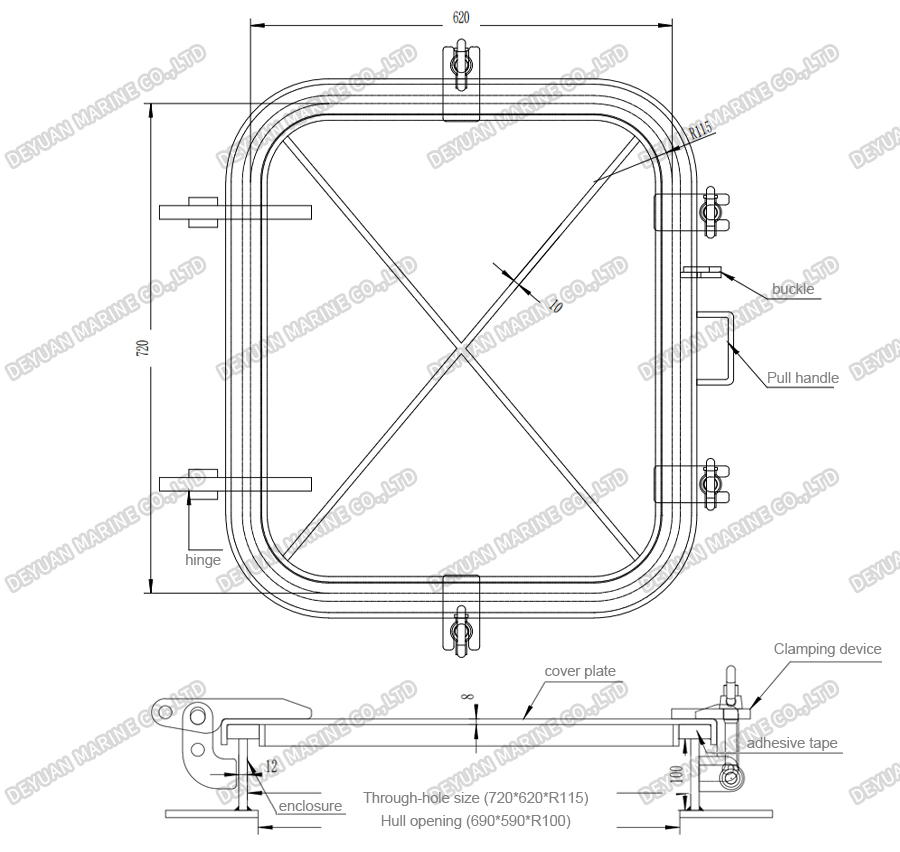 Marine hatch cover-DEYUAN MARINE 2