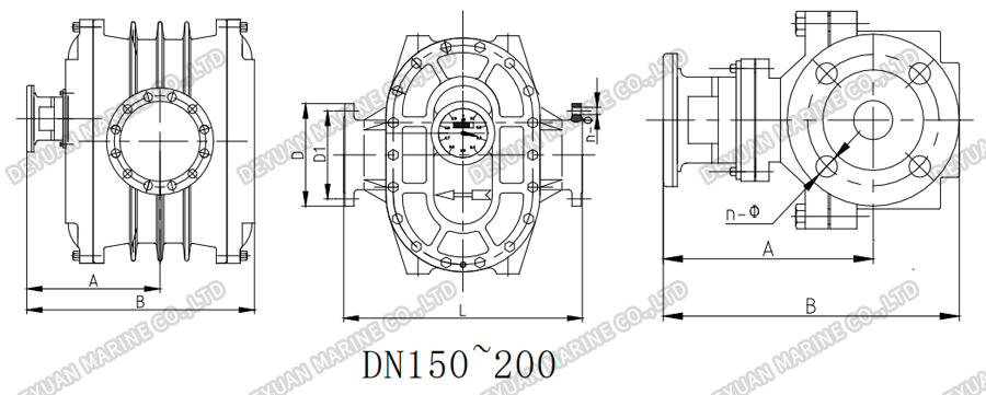 Ellipse Gear Flowmeter-DEYUAN MARINE3 Ellipse Gear Flowmeter-DEYUAN MARINE3
