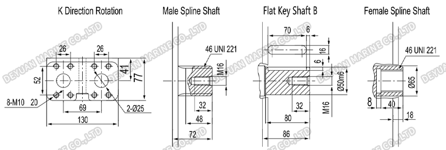 High Torque Hydraulic Motor-DEYUAN MARINE 4 High Torque Hydraulic Motor-DEYUAN MARINE 4
