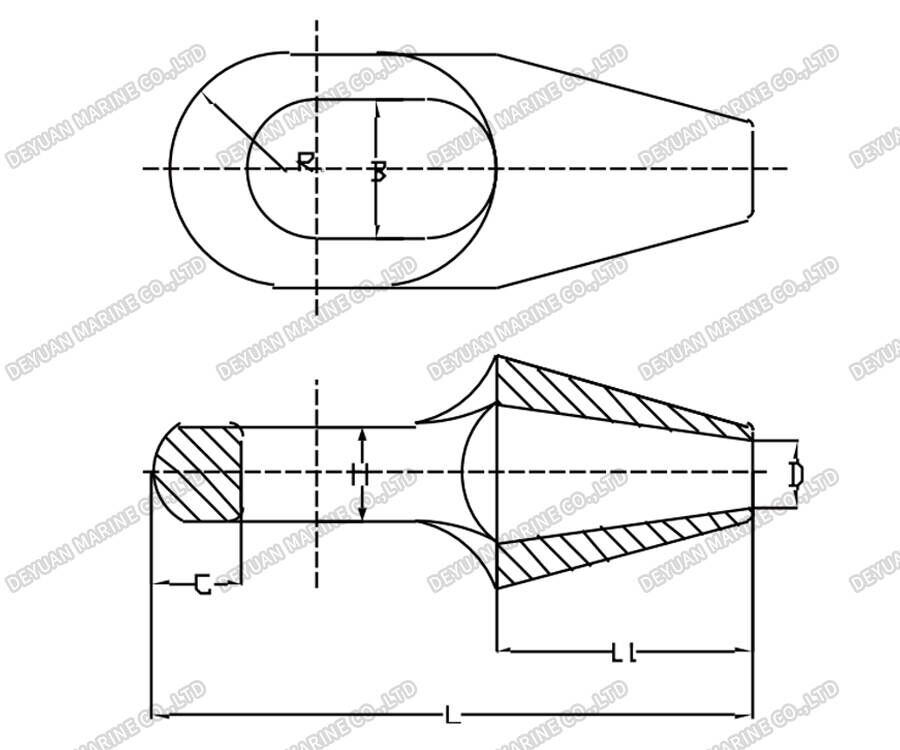 Closed Spelter Socket -DEYUAN MARINE 02 Closed Spelter Socket -DEYUAN MARINE 02