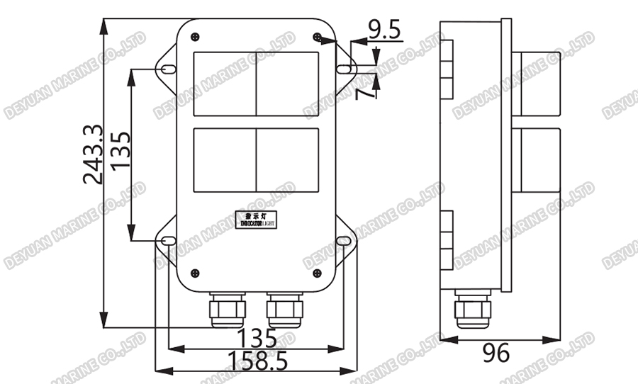 MSA-1L Indicator Light-DEYUAN MARINE2 MSA-1L Indicator Light-DEYUAN MARINE2