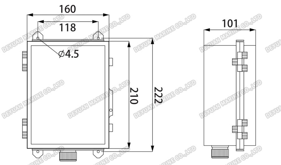 CWZ-1 Propeller Revolution Indicator (watertight)-DEYUAN MARINE2 CWZ-1 Propeller Revolution Indicator (watertight)-DEYUAN MARINE2