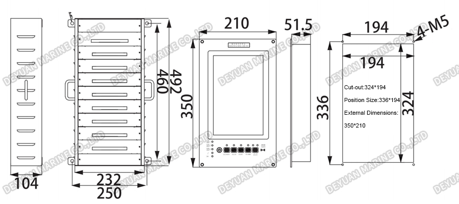 DK-HL-XL LED Navigation Light And Signal Light Controller (40-Way)-DEYUAN MARINE2 DK-HL-XL LED Navigation Light And Signal Light Controller (40-Way)-DEYUAN MARINE2