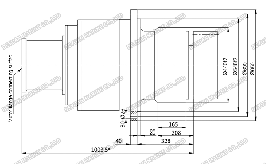 High-Speed Slewing Reducer-DEYUAN MARINE 6 High-Speed Slewing Reducer-DEYUAN MARINE 6