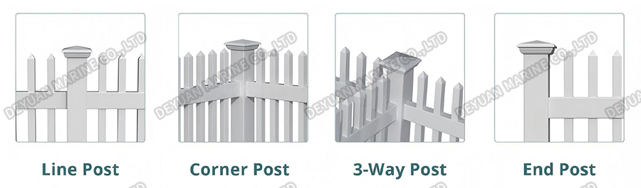 P Series PVC Picket Fence-DEYUAN MARINE9 P Series PVC Picket Fence-DEYUAN MARINE9