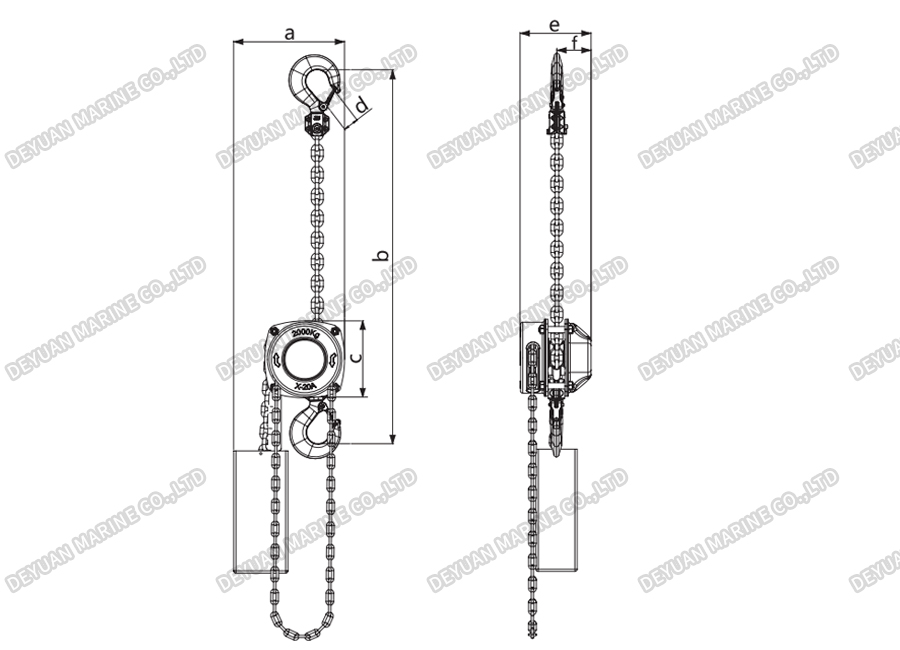 HSZ-DF Stage Chain Hoist-DEYUAN MARINE2 HSZ-DF Stage Chain Hoist-DEYUAN MARINE2