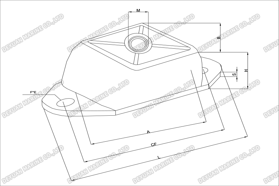 JF type rubber shock absorber-DEYUAN MARINE4. JF type rubber shock absorber-DEYUAN MARINE4.