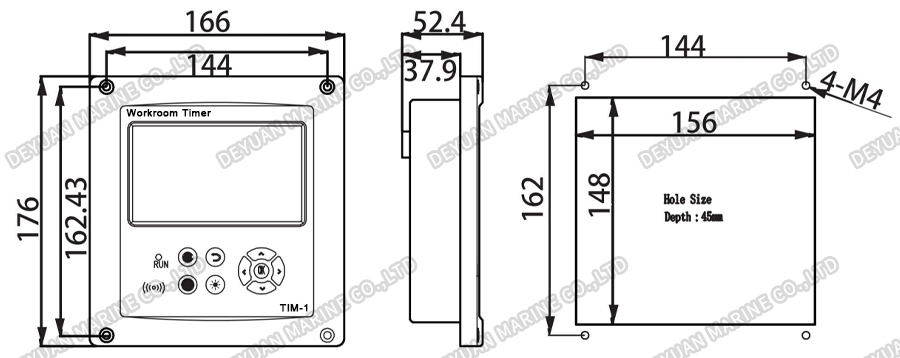TIM-1 Workroom Timer-DEYUAN MARINE2 TIM-1 Workroom Timer-DEYUAN MARINE2