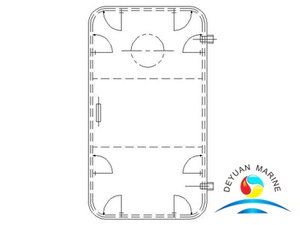 CYG Type Marine Single-leaf Steel Weathertight Door