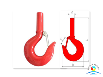 25T Forged Steel Swivel Crane Hook With Safe Latch Manufacturers