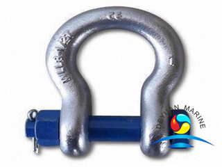 X2 2 Ton US Galvanised Bow Shackles with 16MM Safety Pin 