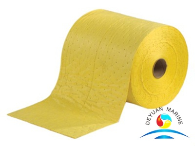 Yellow Absorbent Rolls For Chemical Spills Emergency Control