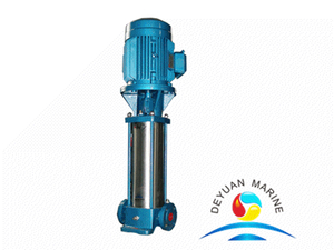 Marine Stainless Steel Vertical Multistage Centrifugal Water Pump 