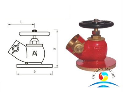 45°Flanged Fire Hydrant