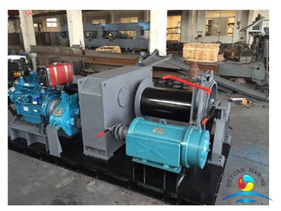 Electric Motor And Diesel Engine Dual Power Driven Marine Towing/Mooring Winches 