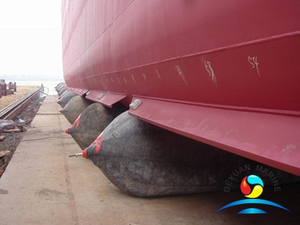 Marine Natural Rubber Ship Launching Airbags With Different Cord Layers