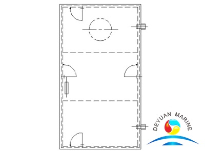 DFG Type Marine Single-leaf Steel Weathertight Door