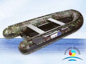 Customized Strong Material Colorful Inflatable Rib Boats With Outboard Motor