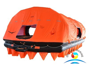 Throw-over Self-Righting Inflatable Liferaft