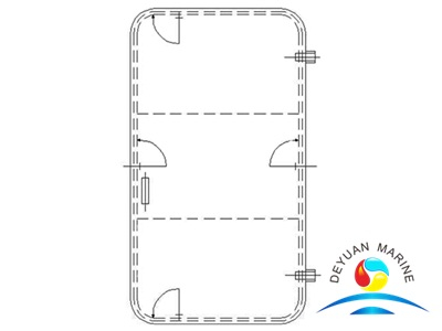 DY Type Marine Single-leaf Steel Weathertight Door