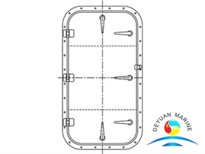Marine Single-leaf Aluminium Weathertight Door