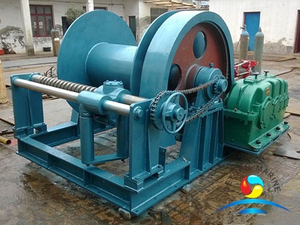 Marine Electric Winches With Automatic Spooling Device For Engineering