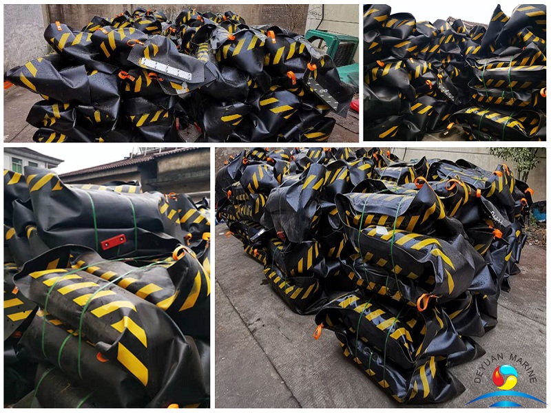 New Order and Shipping of Solid Float Rubber Oil Containment Boom