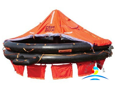 Canopied Open Reversible Inflatable Life Rafts
