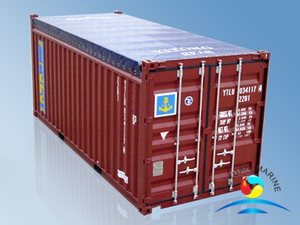 20' Open-Top Dry Cargo Steel Container
