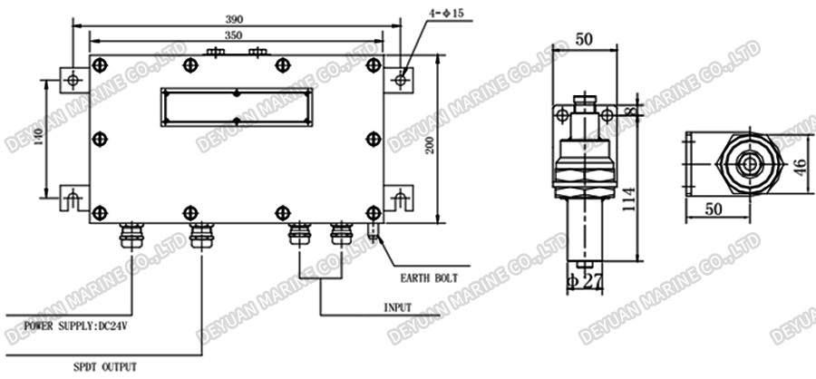 Electrode Type Water Ingress Detection Sensor-DEYUAN MARINE2
