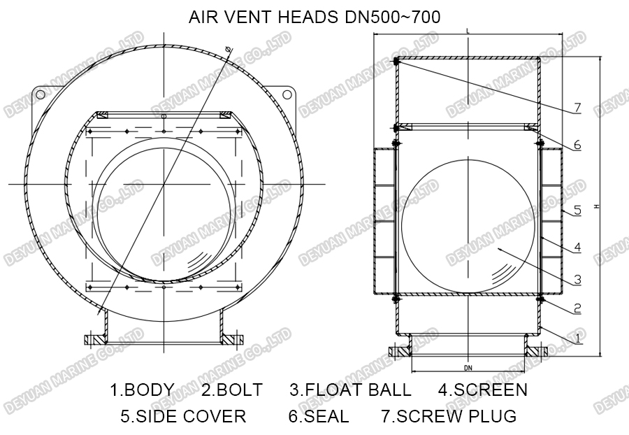 Air Vent Heads-DEYUAN MARINE2
