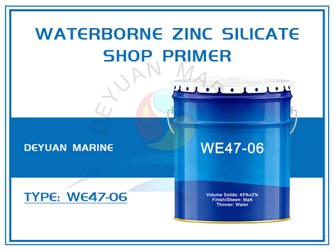 WE47-06 Marine Waterborne Inorganic Zinc Silicate Shop Primer