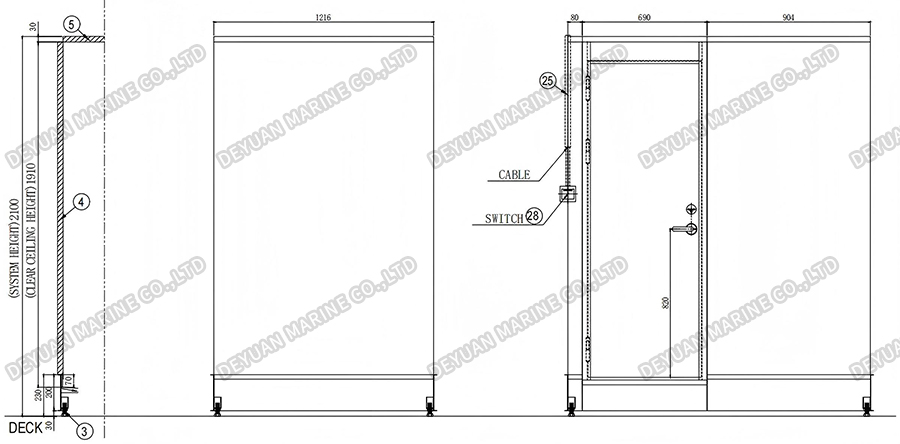 Marine Wet Sanitary Unit T3Type-DEYUAN MARINE7