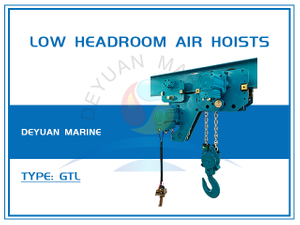 GTL Low Headroom Series Air Hoists