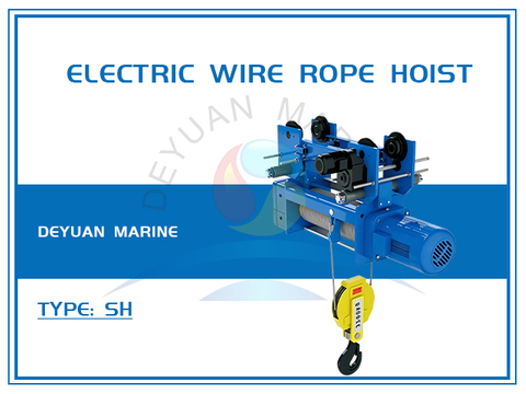 SH Type Electric Wire Rope Hoist (1/2 Rope Reeving)
