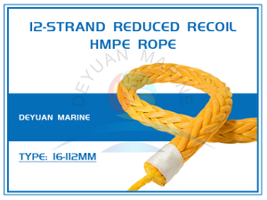 12-Strand Reduced Recoil HMPE Rope
