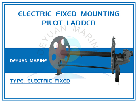 Electric Motor Drive Fixed Mounting Type Pilot Ladder Reel